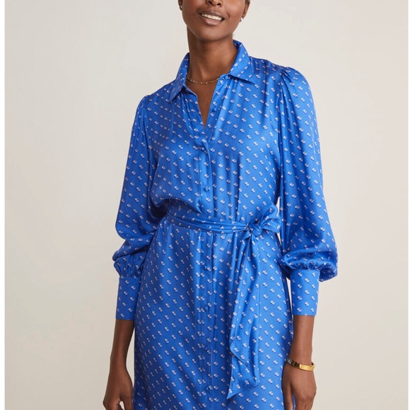 Vineyard Vines Silk Shirtdress - Picture 2 of 8